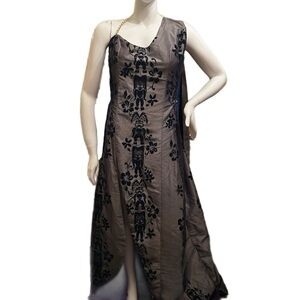 True Vintage Hawaiian Tiki Gown Size XL/1X